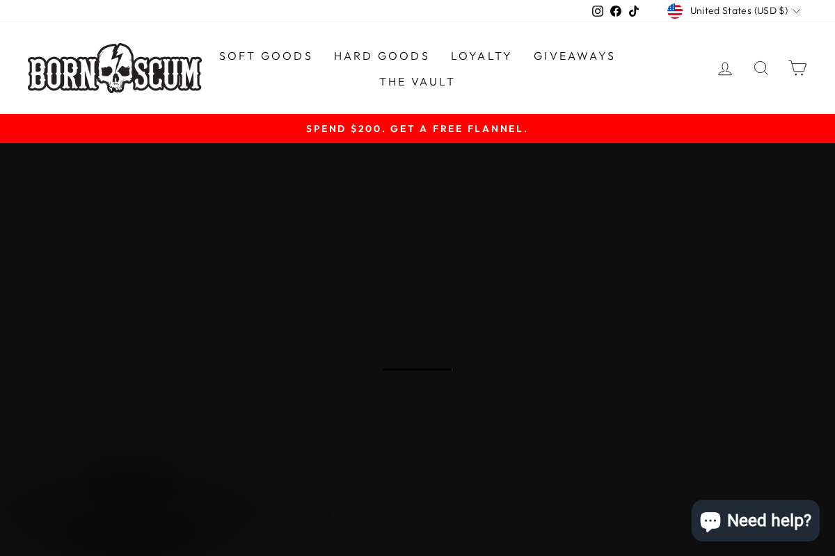 Born Scum homepage screenshot