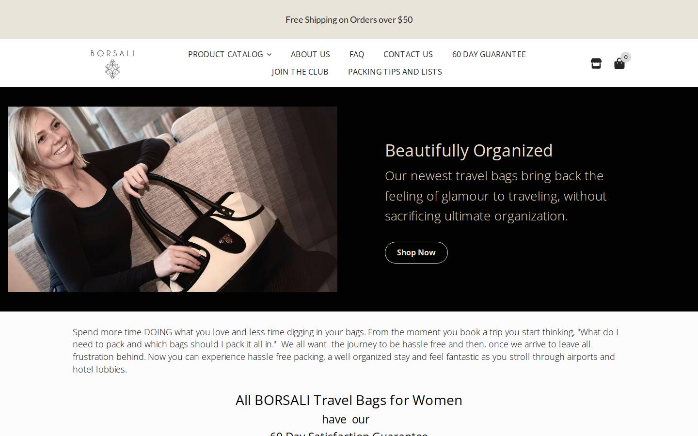 borsali.com homepage screenshot
