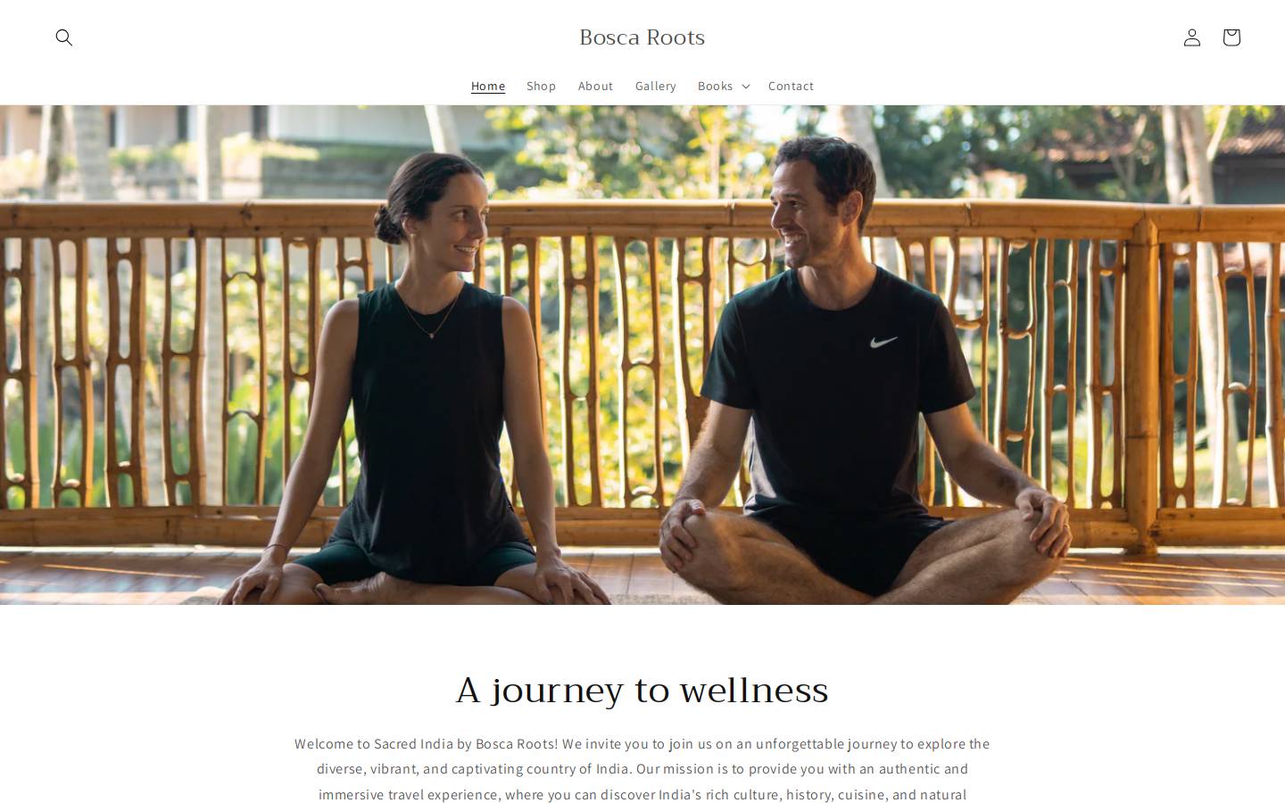 boscaroots.com homepage screenshot