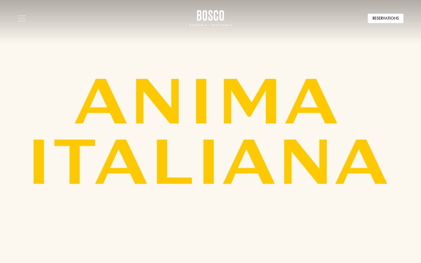 boscopizzeria.co.uk homepage screenshot