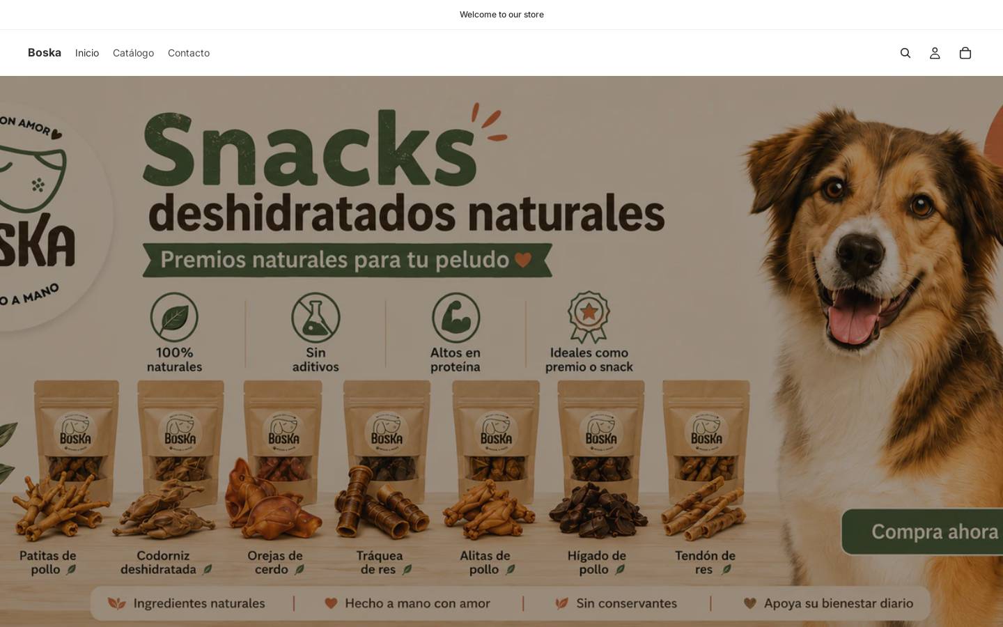 boskacol.com homepage screenshot