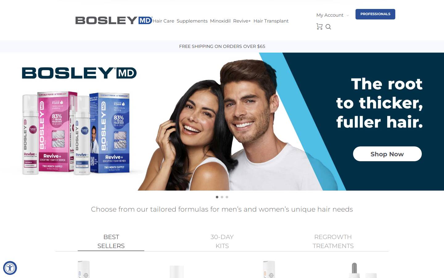 bosleymd.com homepage screenshot