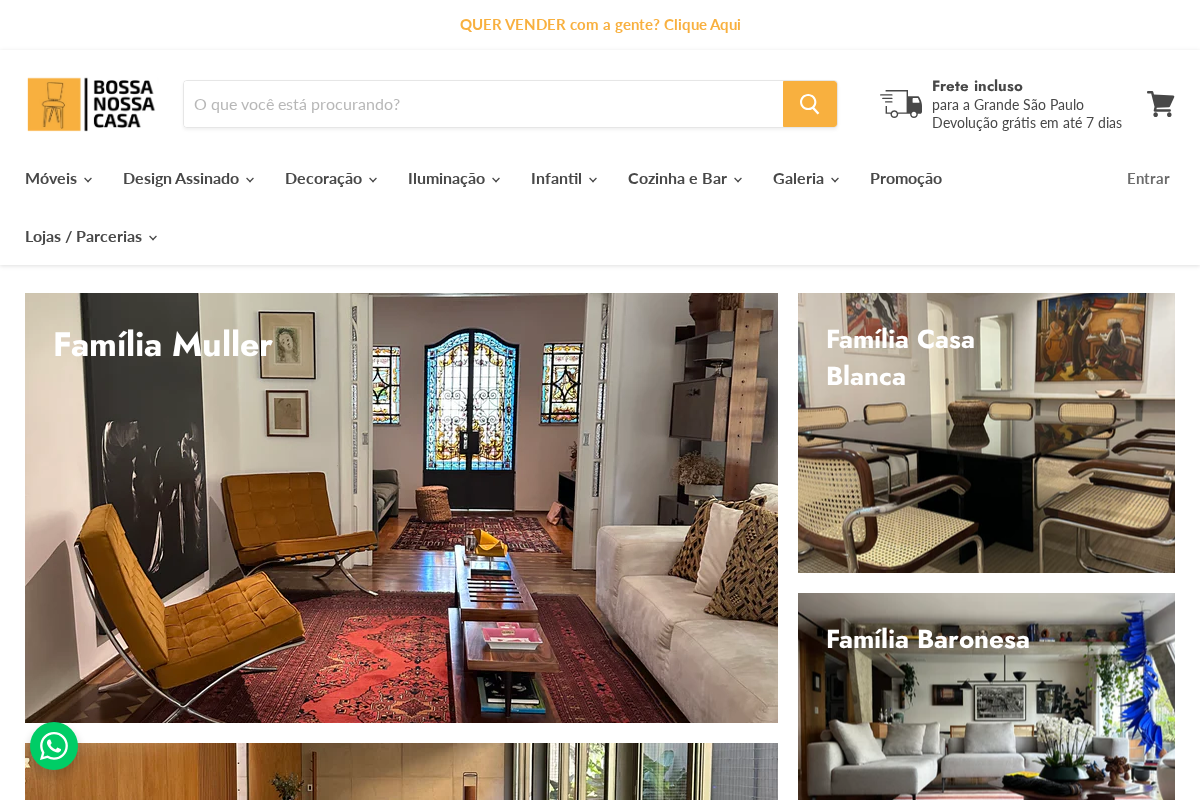 BossaNossaCasa homepage screenshot