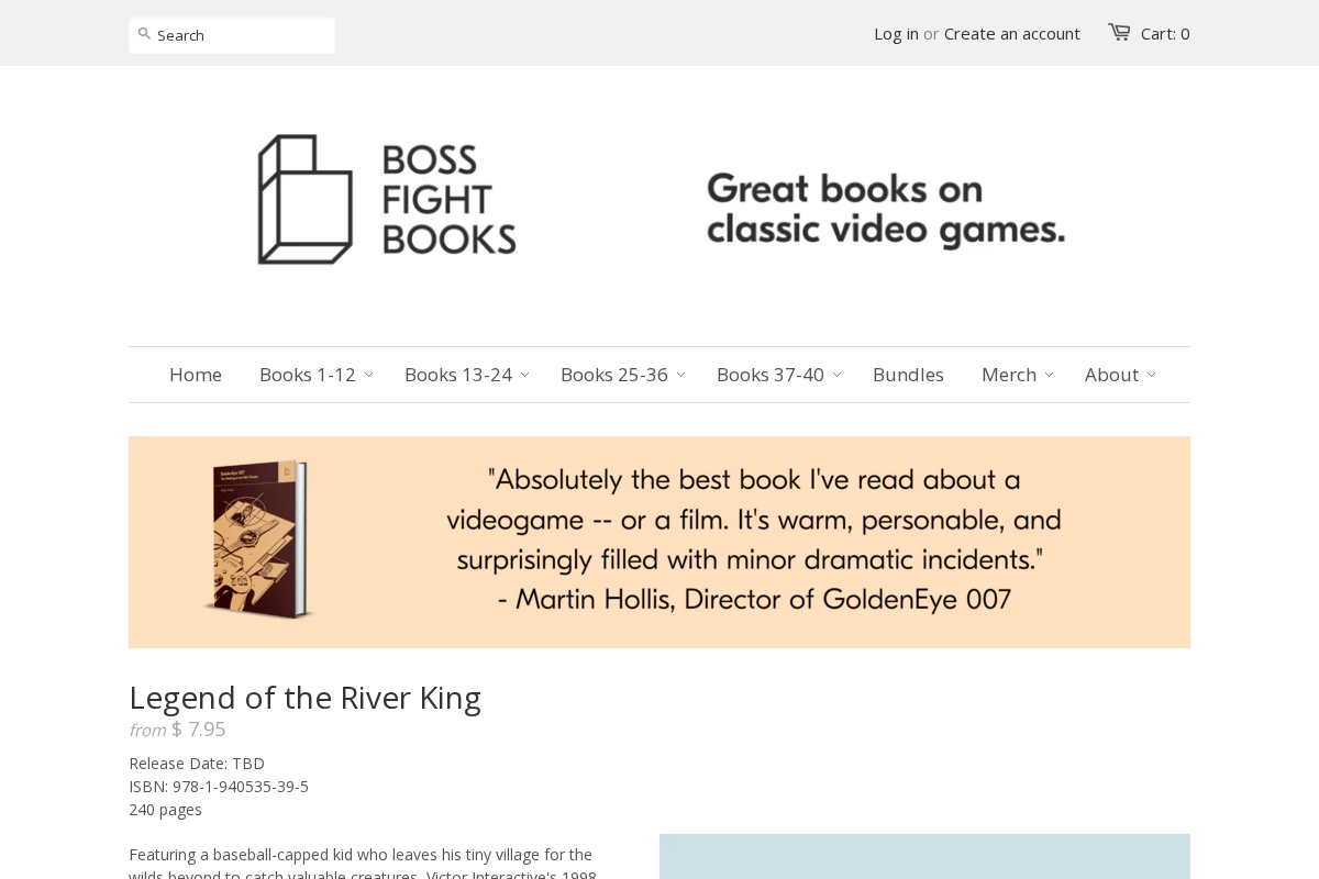 Boss Fight Books * Great Books on Classic Video Games * Retro History homepage screenshot