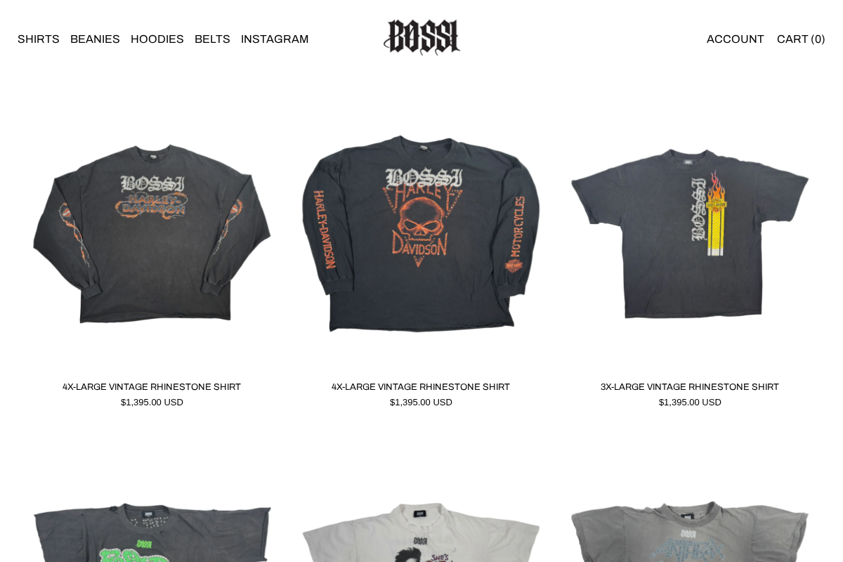 Bossi Sportswear homepage screenshot
