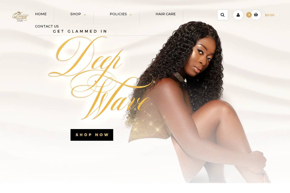 bossyhair.ca homepage screenshot
