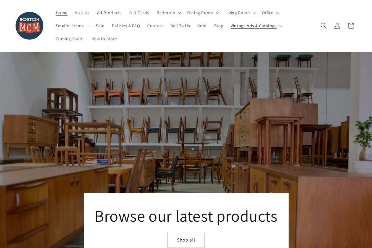 bostonmcm.com homepage screenshot