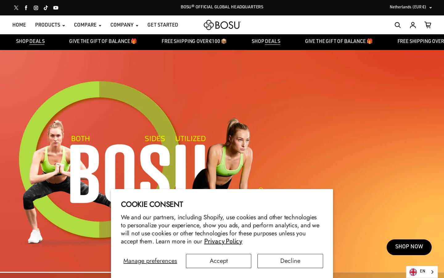 bosufitness.eu homepage screenshot