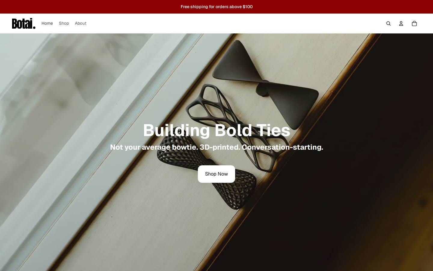 botai.store homepage screenshot