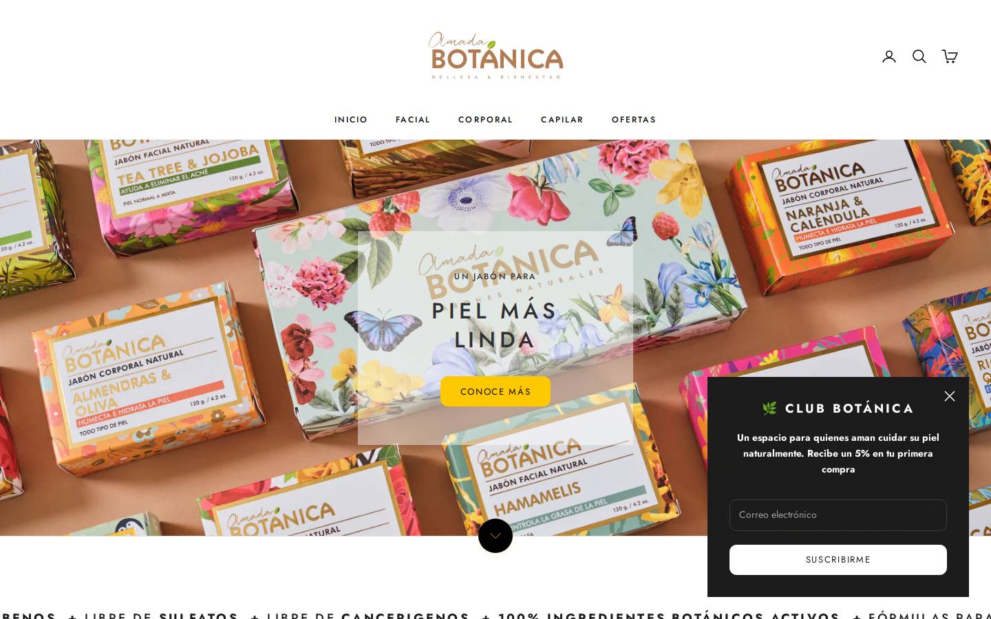 botanicajaboneria.com homepage screenshot