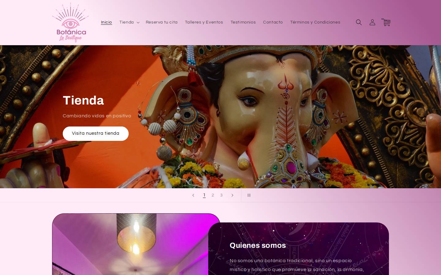 botanicalaboutiquepr.com homepage screenshot