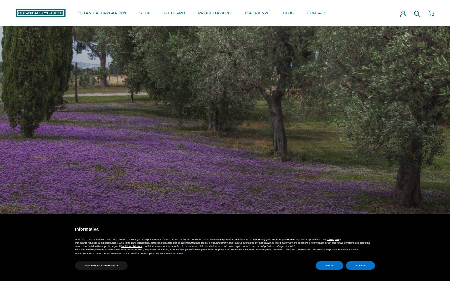 BotanicalDryGarden homepage screenshot