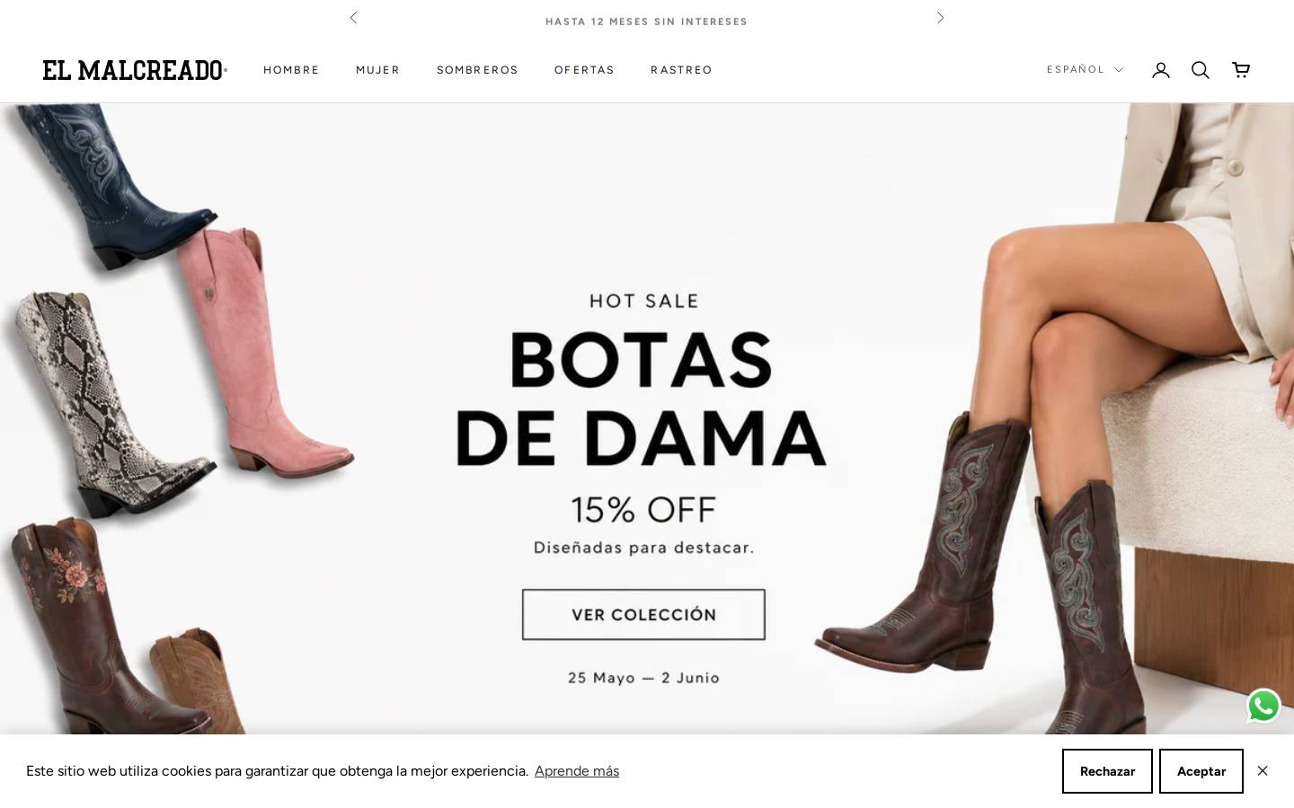 botaselmalcreado.com homepage screenshot