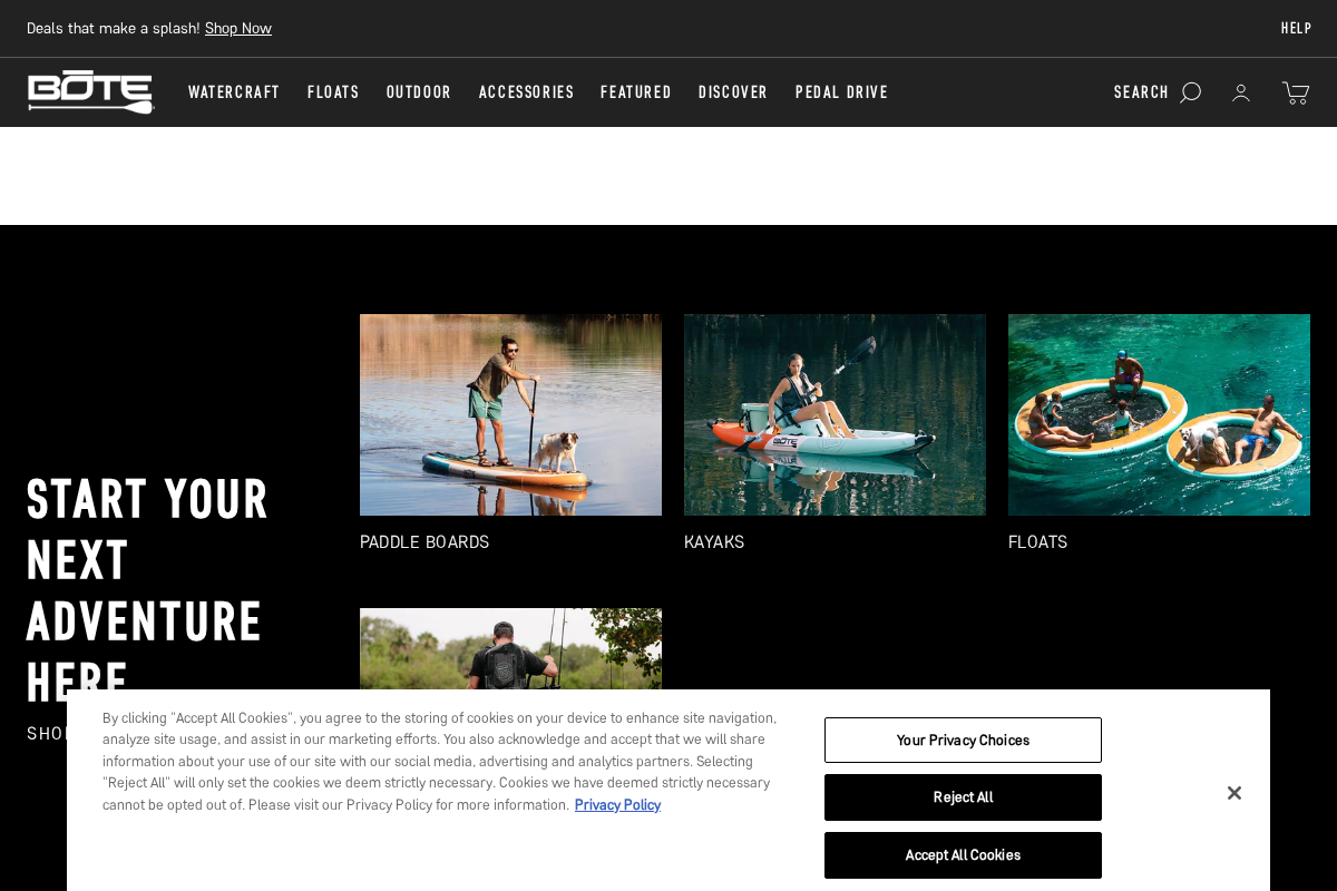 Boteboard AU homepage screenshot