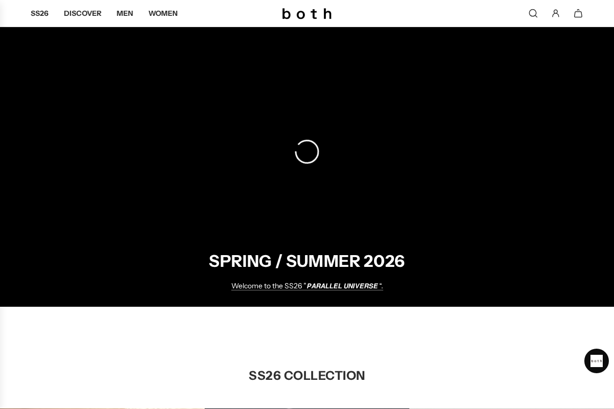 both paris homepage screenshot