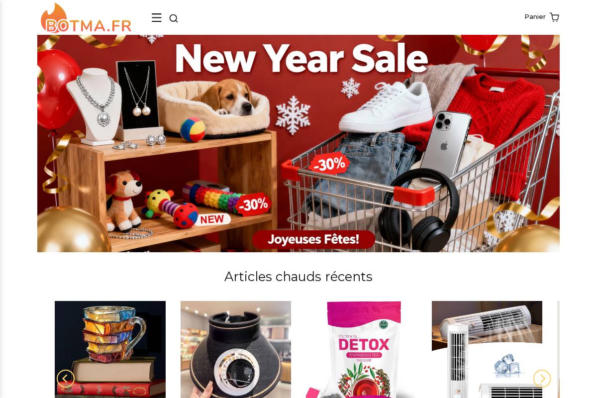 Botma homepage screenshot