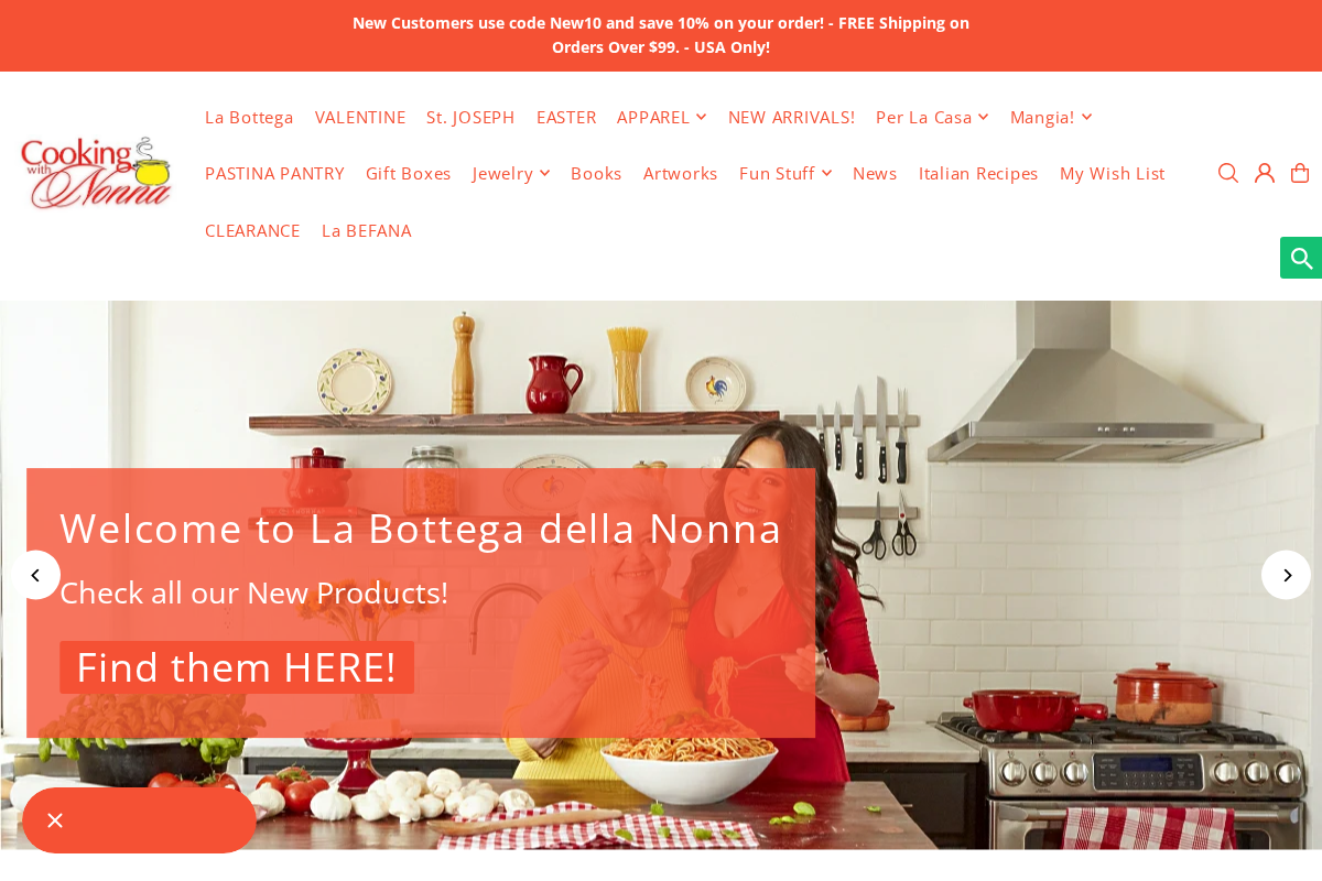 La Bottega della Nonna homepage screenshot