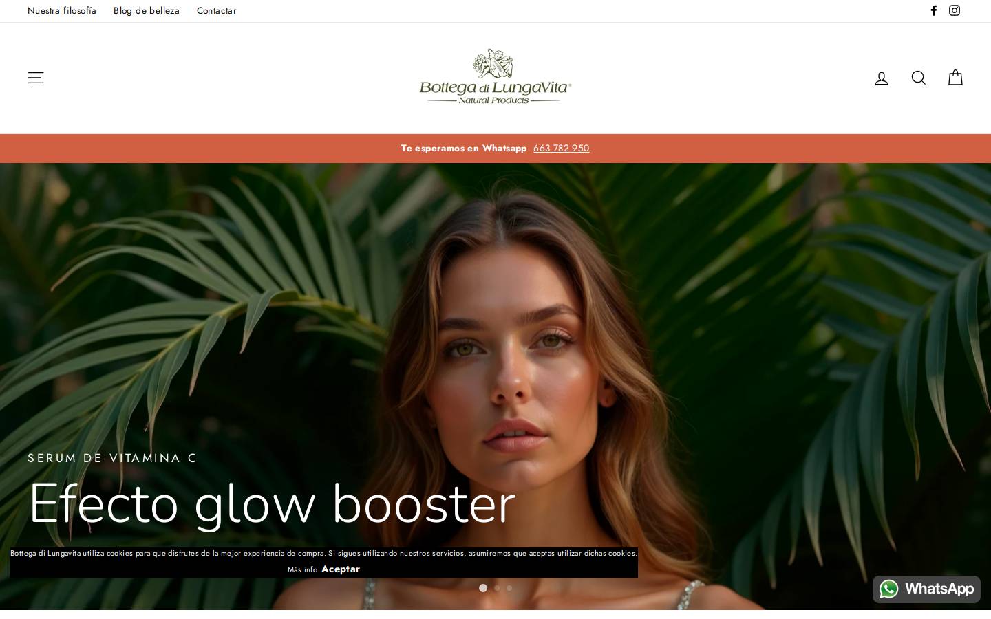 Bottega di LungaVita homepage screenshot
