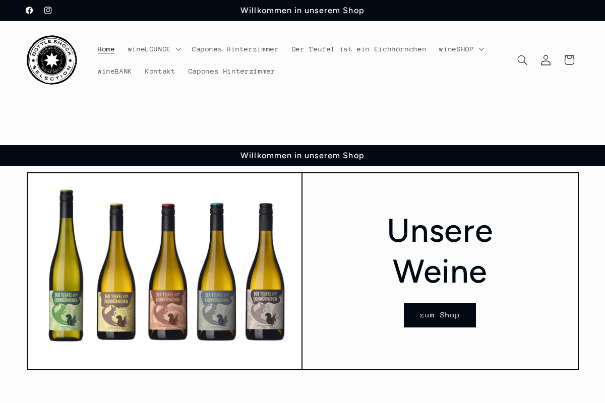 bottle-shock.de homepage screenshot