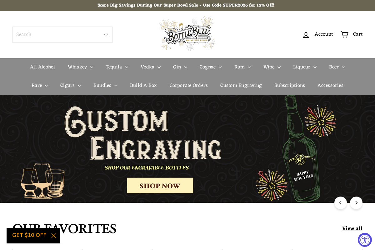 bottlebuzz.com homepage screenshot