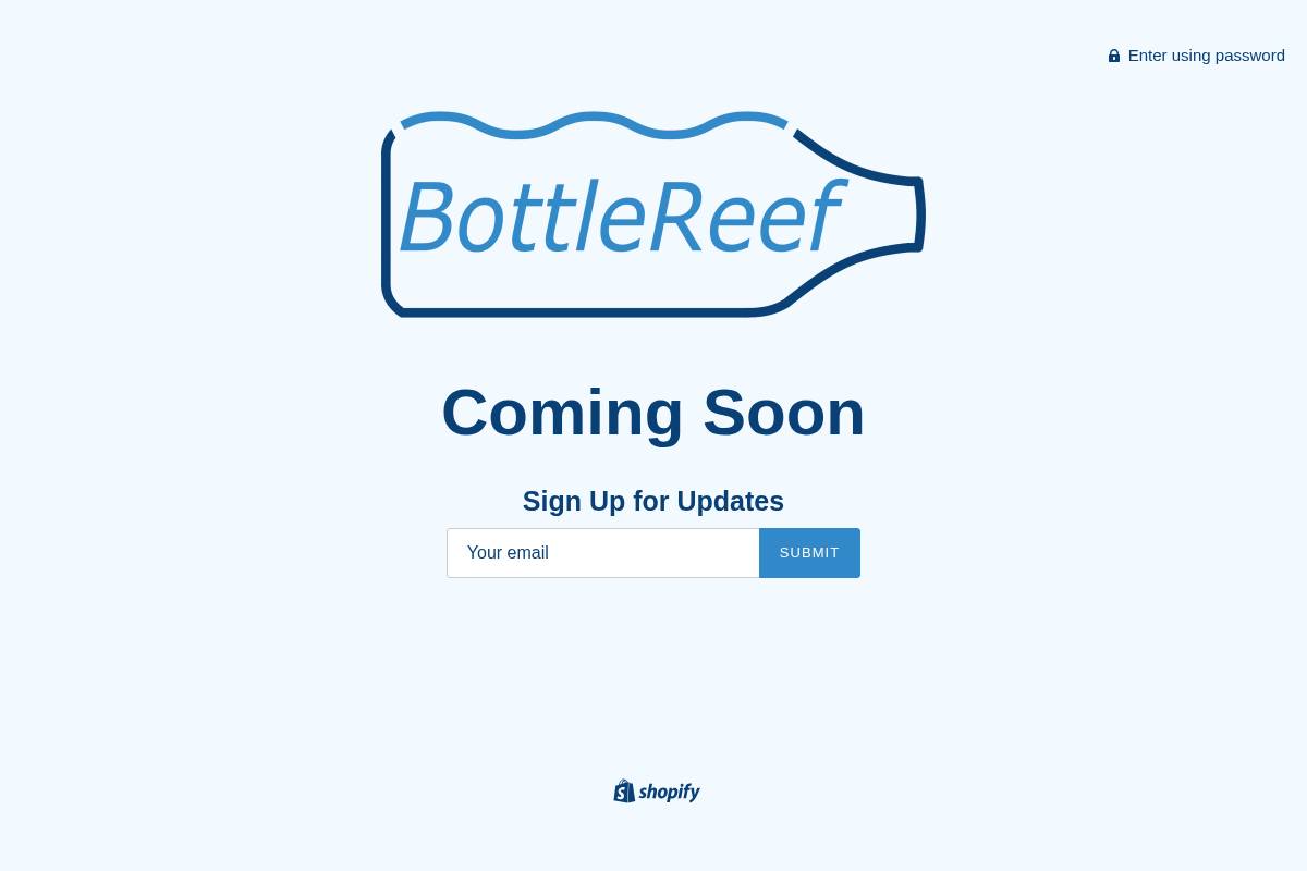 bottlereef.com homepage screenshot