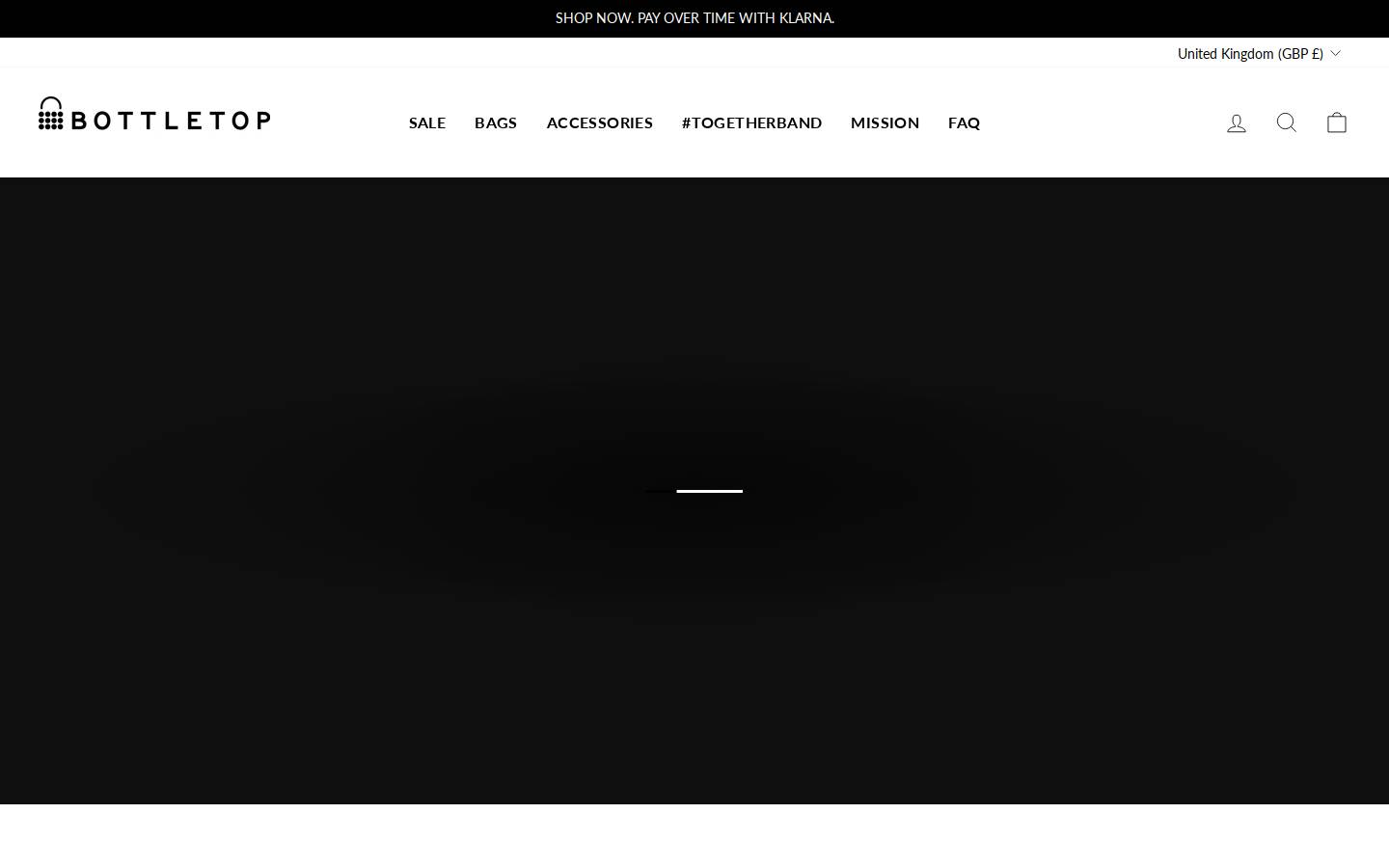 bottletop.com homepage screenshot