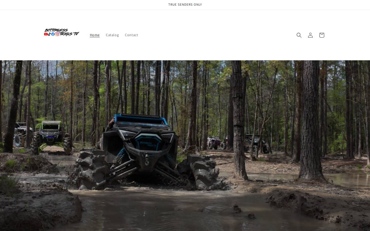 bottomlesstrailstv.com homepage screenshot