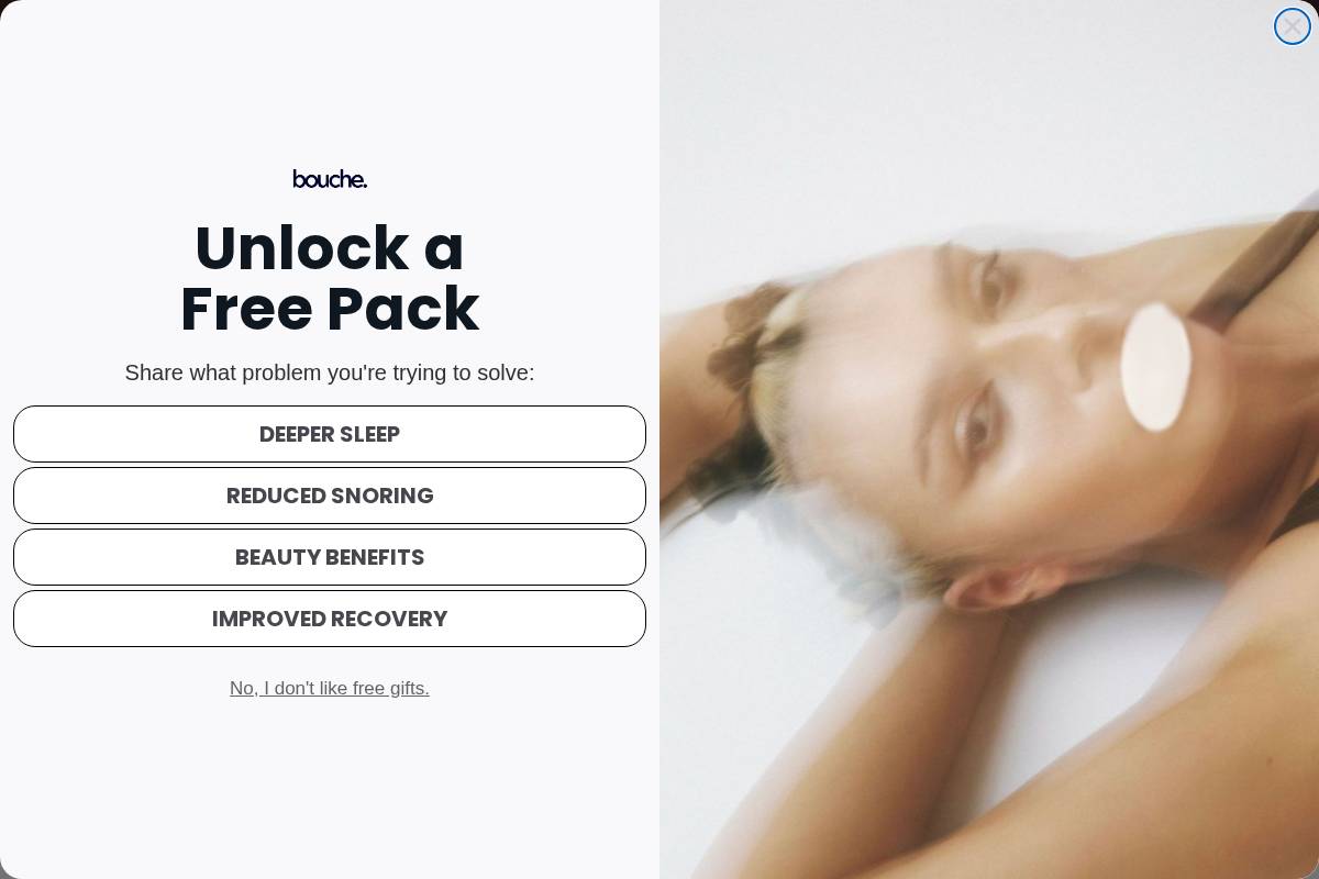 Bouche homepage screenshot