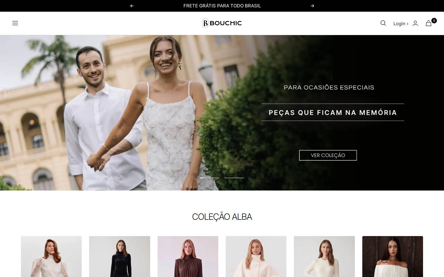bouchic.com.br homepage screenshot