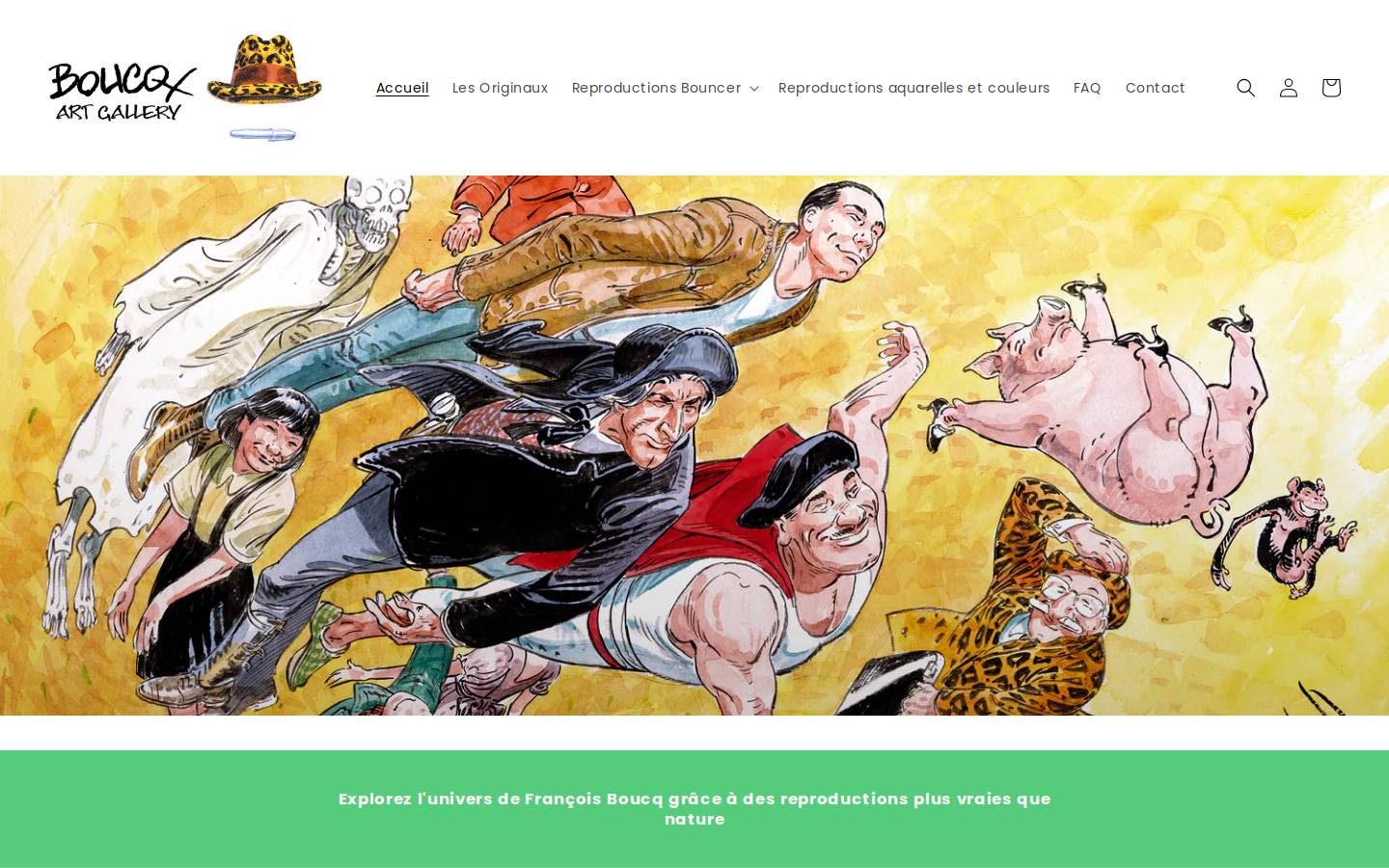 boucqartgallery.com homepage screenshot