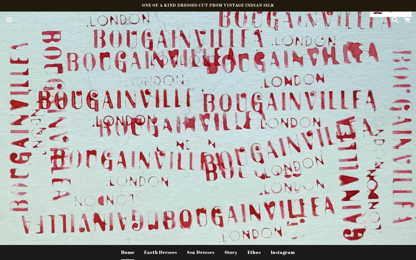bougainvillea.london homepage screenshot