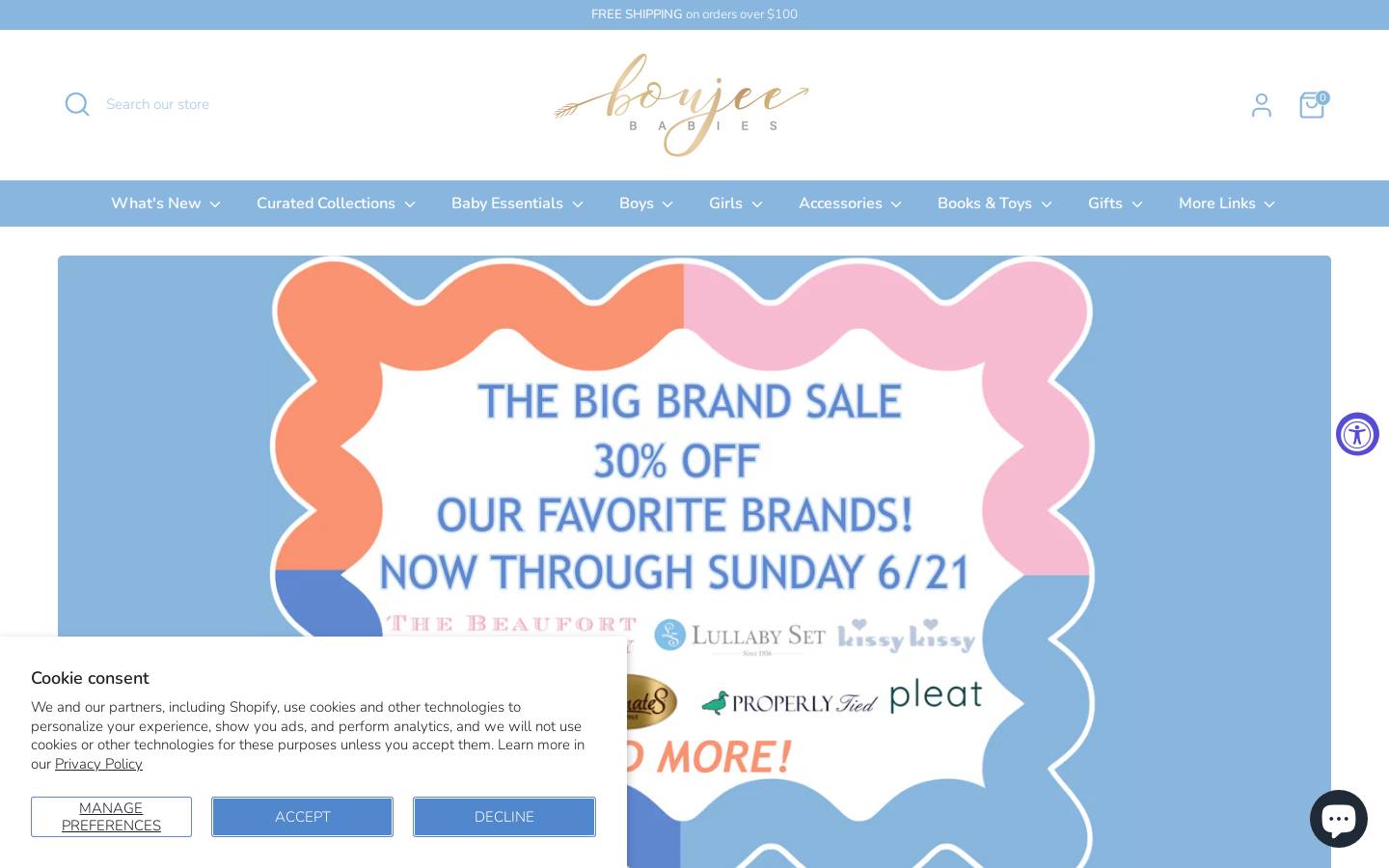 boujeebabies.shop homepage screenshot