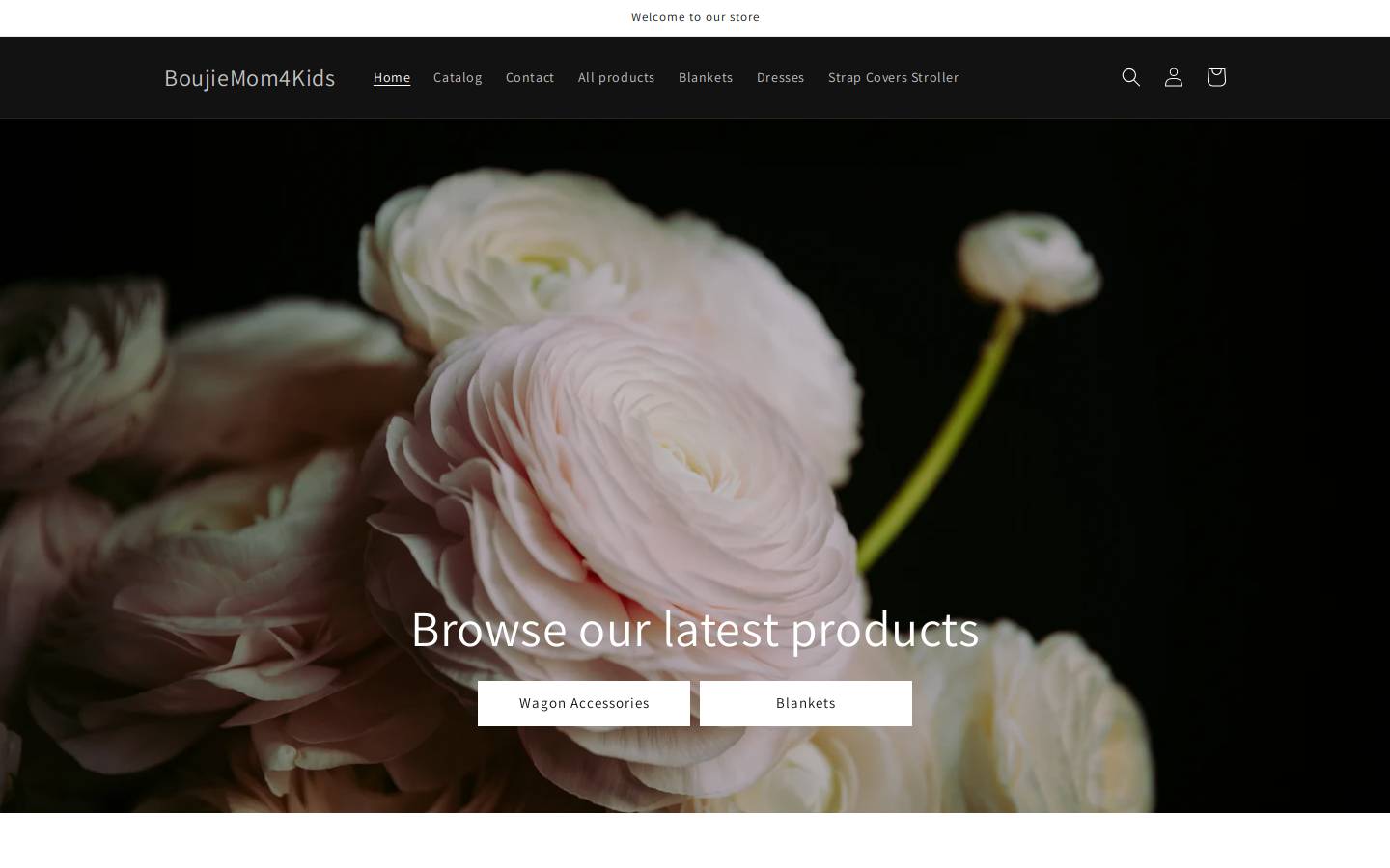 boujiemom4kids.com homepage screenshot