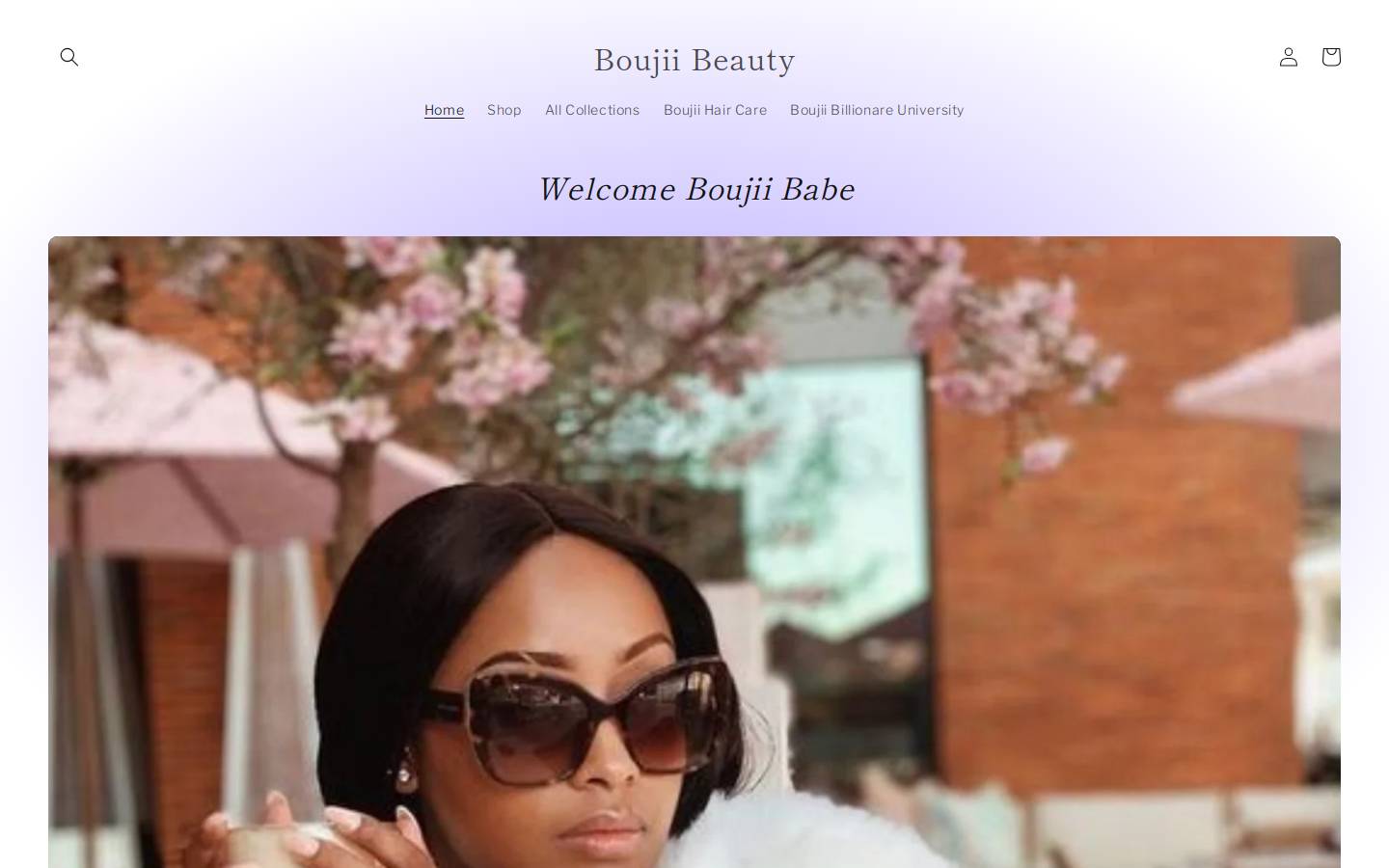 boujiibeauty.com homepage screenshot