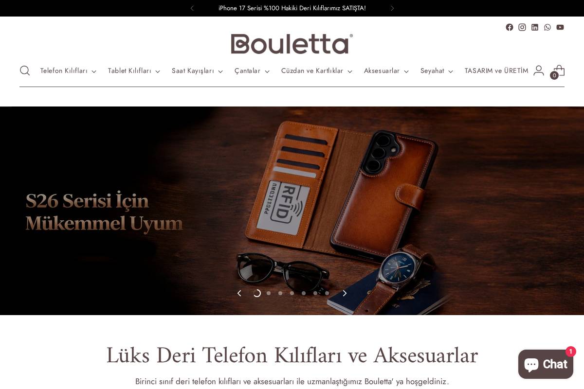 Bouletta homepage screenshot