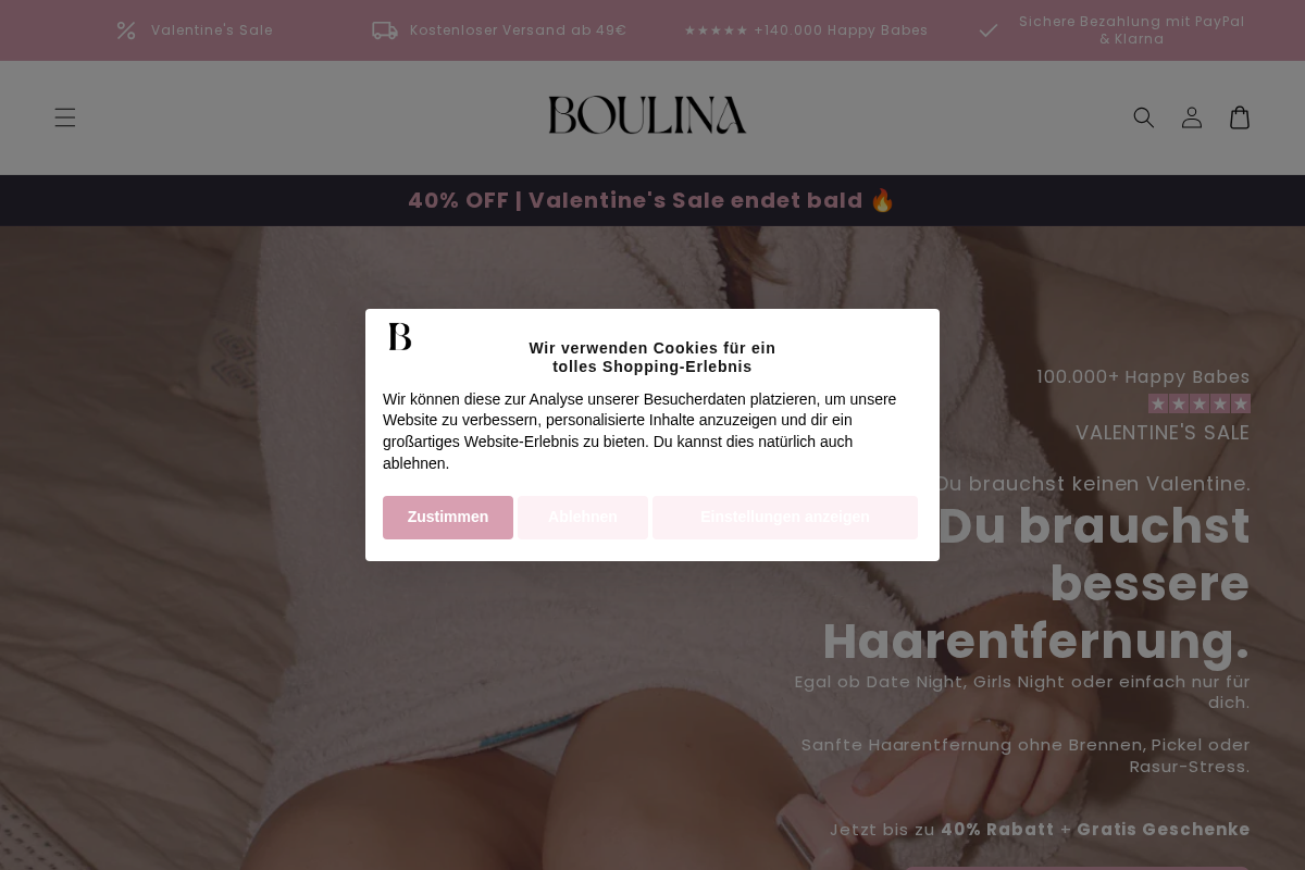 BOULINA homepage screenshot