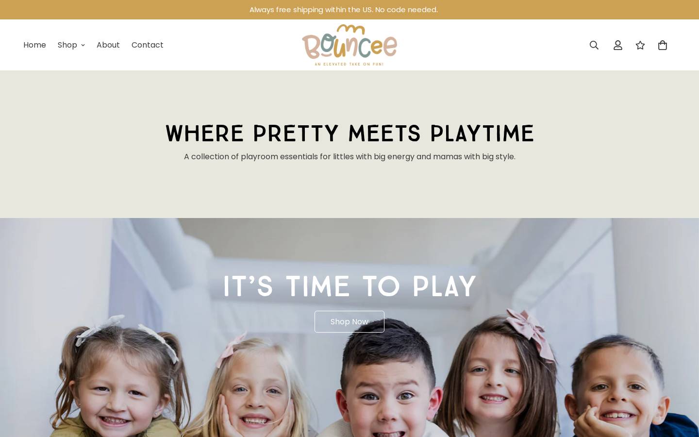 bounceeco.com homepage screenshot