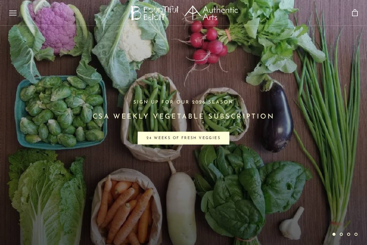 bountifulbeloit.com homepage screenshot