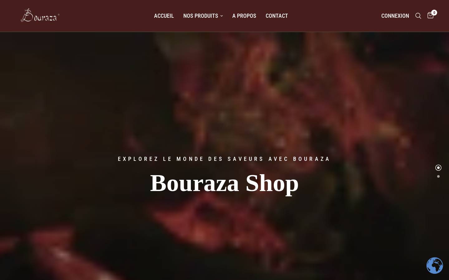 bouraza-shop.com homepage screenshot