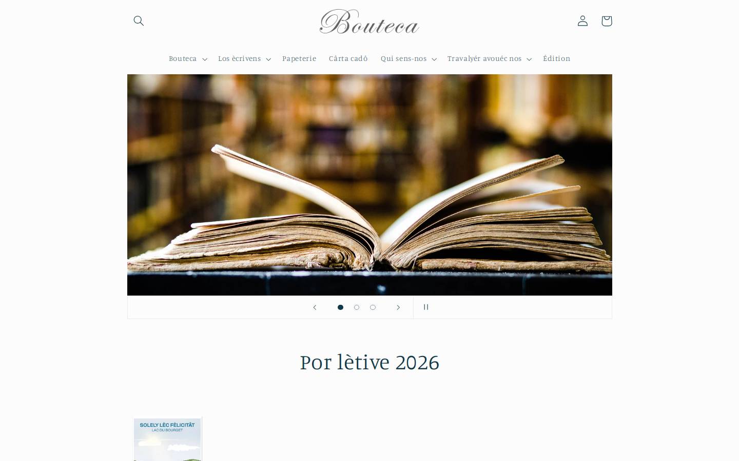 bouteca.com homepage screenshot