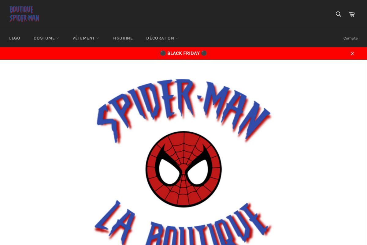 boutique-spider-man homepage screenshot