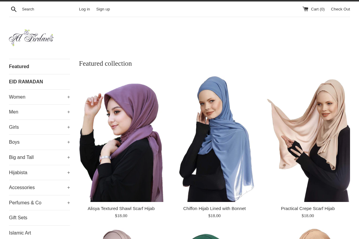 Al Firdaws LLC homepage screenshot