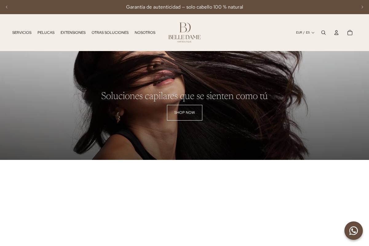 boutiquebelledame.com homepage screenshot