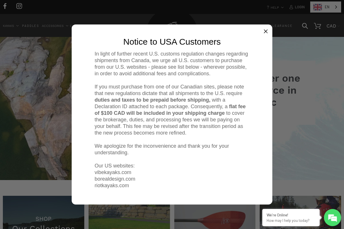 Boutique Boreal Design homepage screenshot