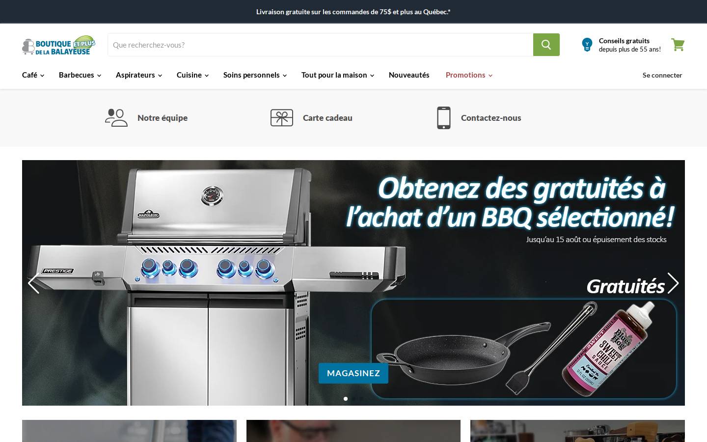 boutiquedelabalayeuse.com homepage screenshot