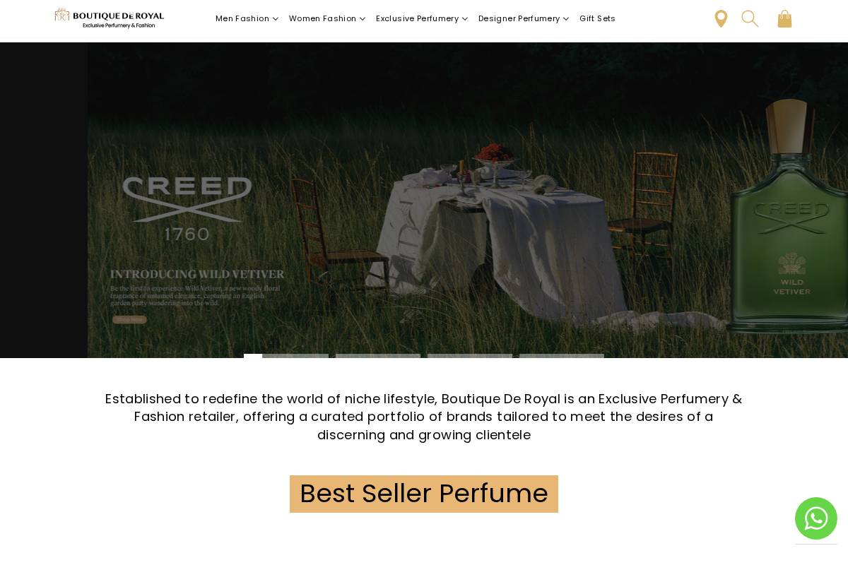 boutiquederoyal.com homepage screenshot