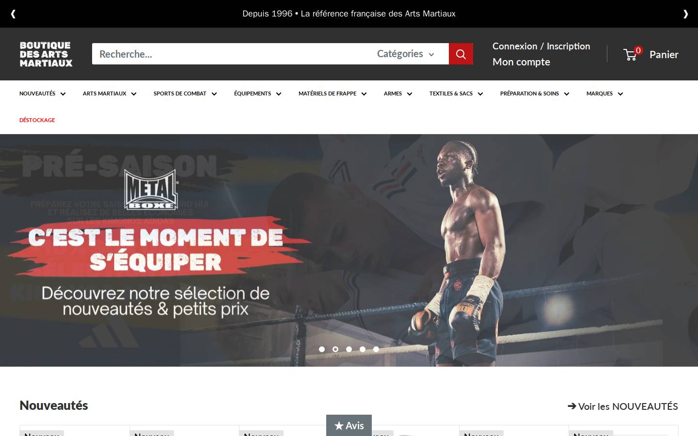 CTAM SAS homepage screenshot