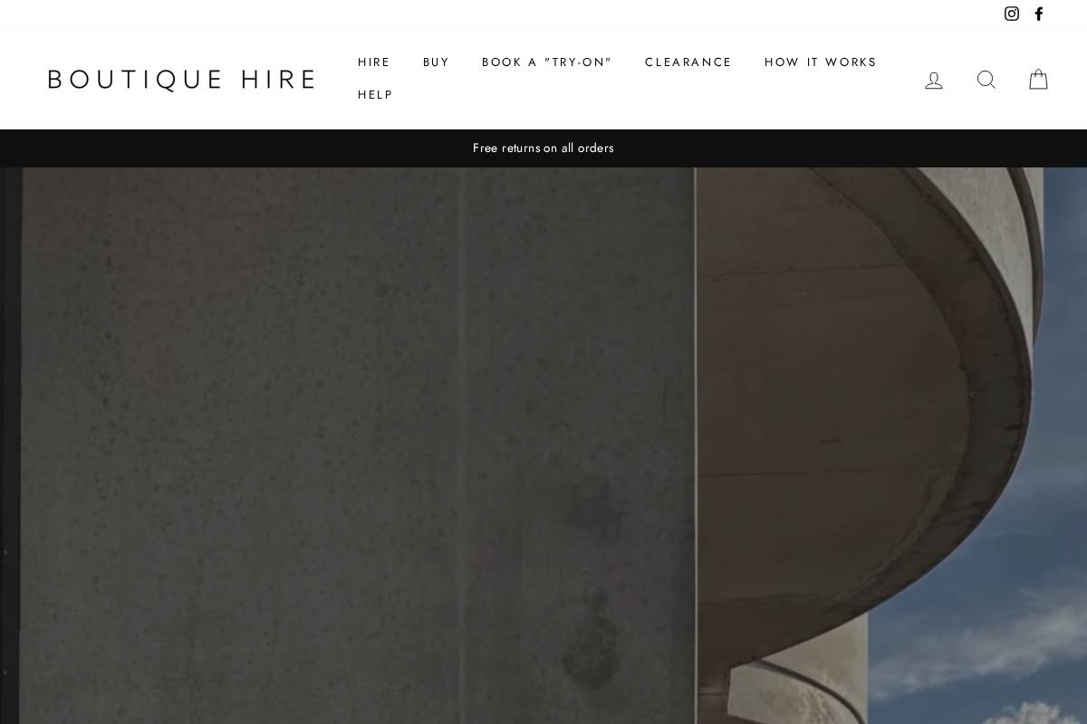 boutiquehireau.com homepage screenshot