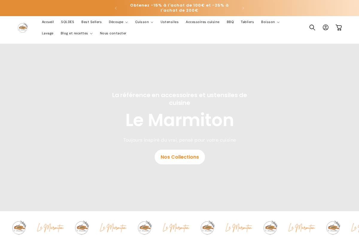 Boutiquemarmiton homepage screenshot