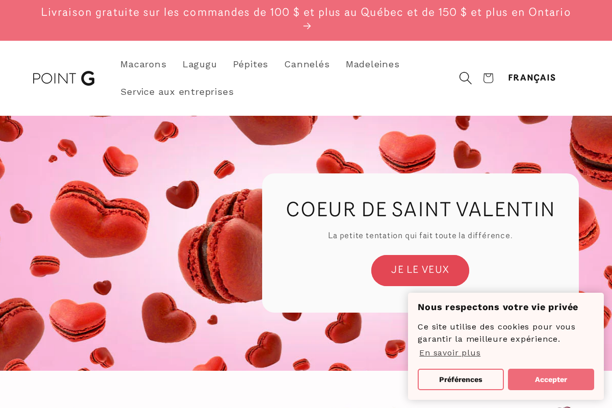 boutiquepointg.com homepage screenshot